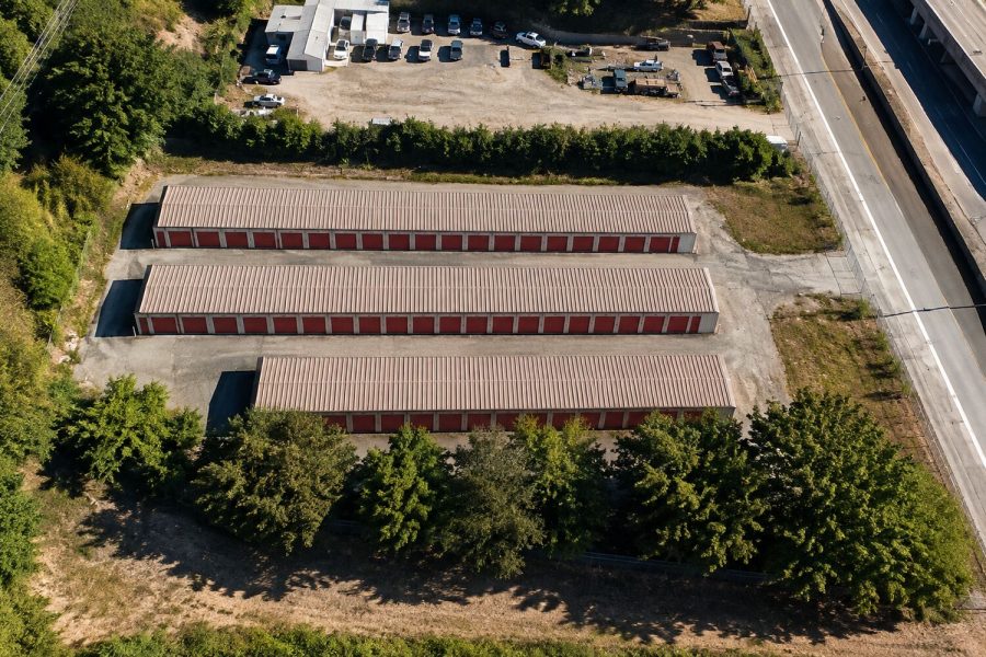 Crafts Self Storage Lisbon Falls Aerial