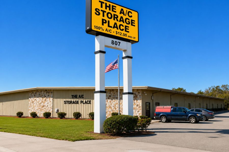 Self Storage Cocoa Fl Entrance Sign